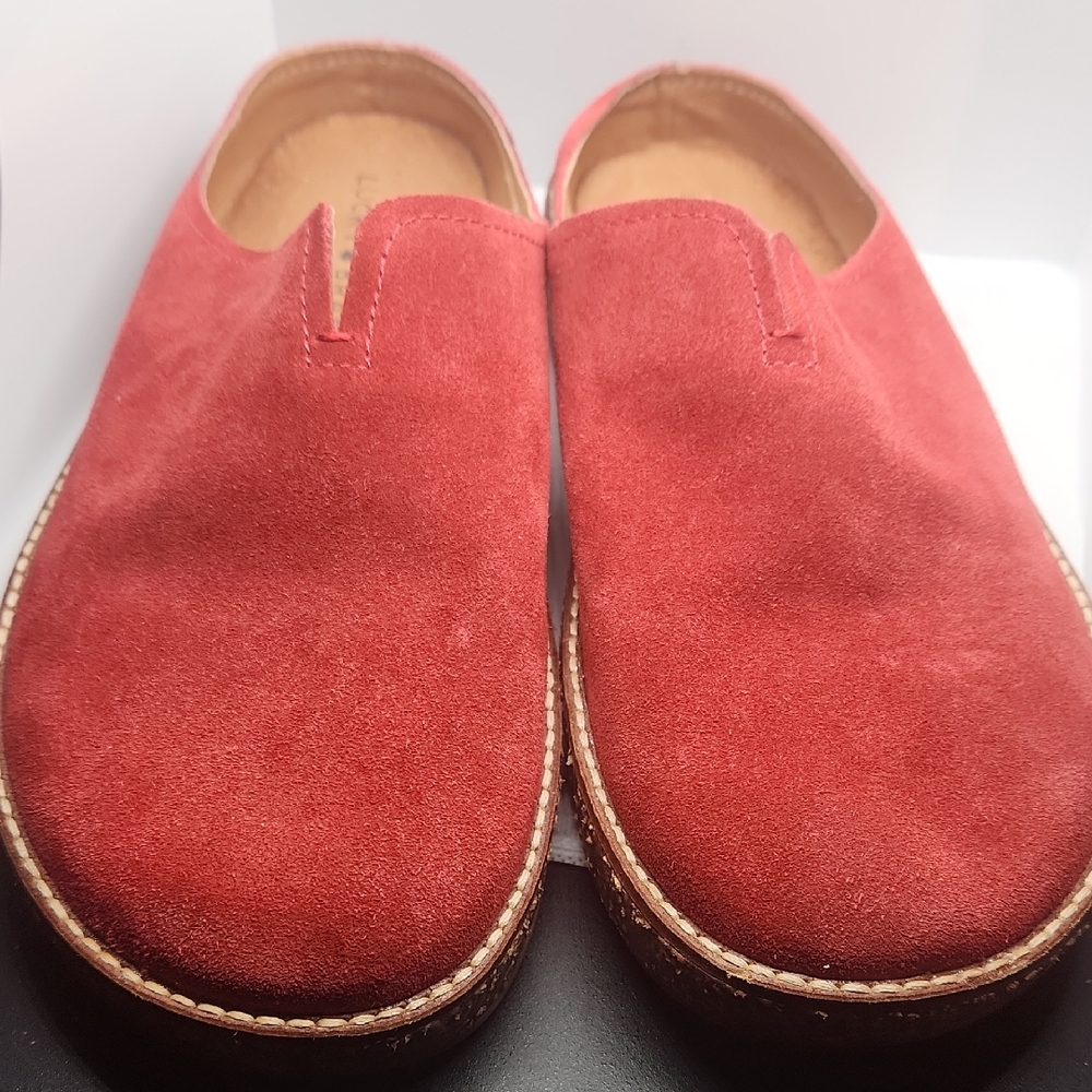 Lucky Brand Red Suede Loafers